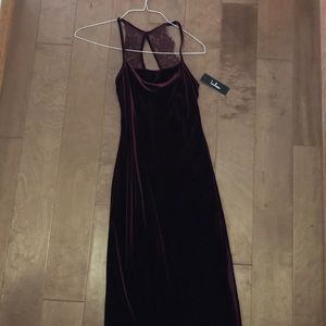 Elegant red prom dress